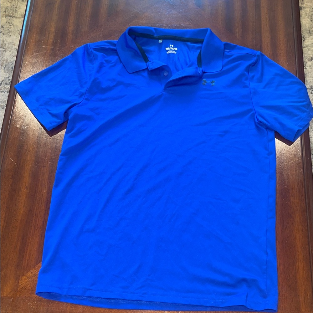 Under Armour Youth Bold Blue Polo Shirt